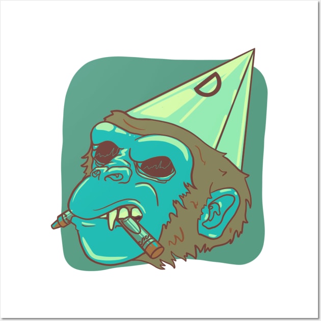 Dunce Ape Wall Art by Shnazzy’s Tangibles 